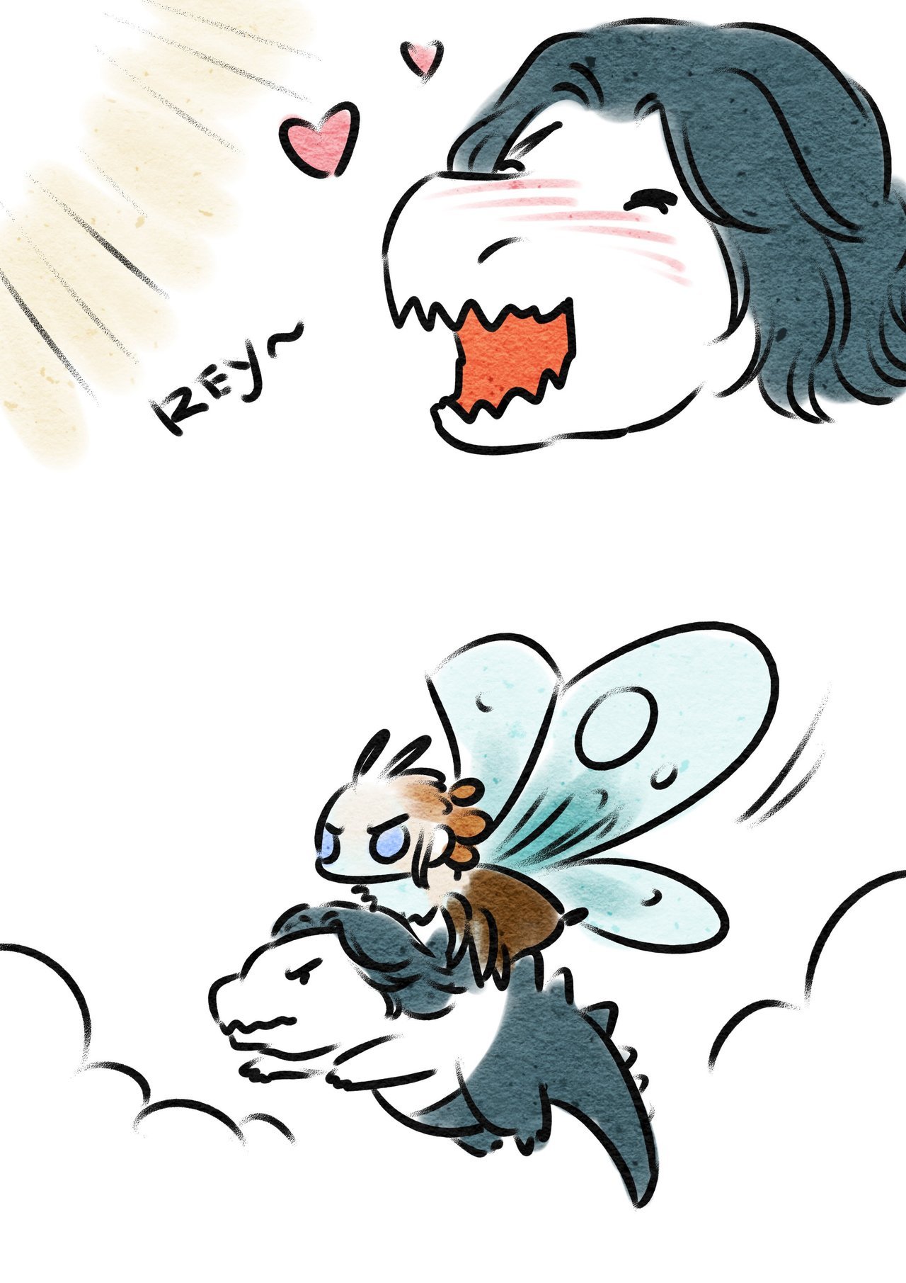 afterblossom: Godzilla AU! 
