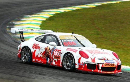 gentlemanracedriver: Porsche GT3 CUP - Bruce Dickinson at Interlagos Brazil