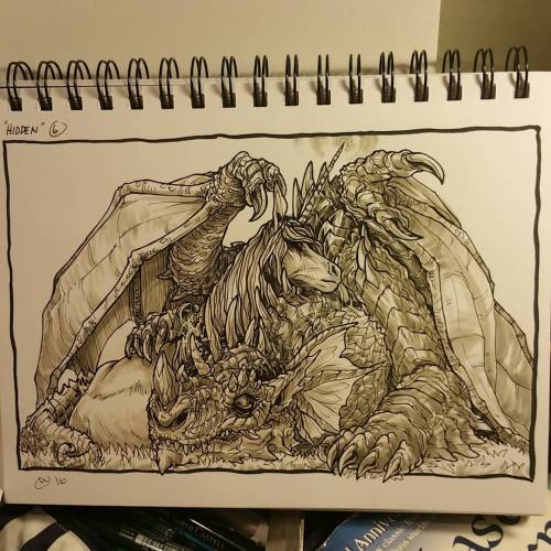archetyperex:#Inktober theme 6: Hidden Late. But…this has a lot of feels behind it. And apparently m