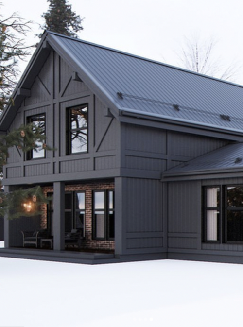 Steel house designs are charming and cozy. These beautiful homes can be absolutely unique and built very fast due to modern technology. #Metalbuildinghomes #Steelhomes #Metalhouse #futurehome