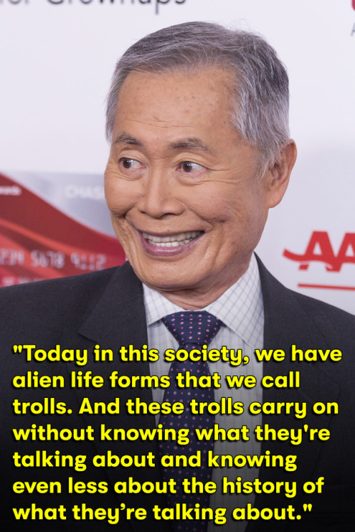 micdotcom:George Takei has the best response to racist and sexist comments about ‘Star Trek: D