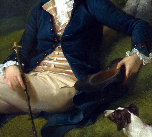 oldtrinkets:Portrait of Joseph Greenway, Jens Juel, unknown year (detail).