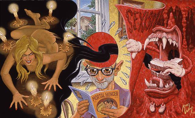 cross-connect:  The Father of ‘Lowbrow’ and Pop-Surrealism Robert Williams Robert