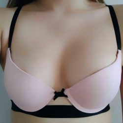 pinky-athena:  Had this since Sec 4!Do contact me @athenalimxy on kik if interested! Bras go for ุ each and if bought together with a panty, there will be a บ discount!To see other available bras and panties click here.For queries, click here.