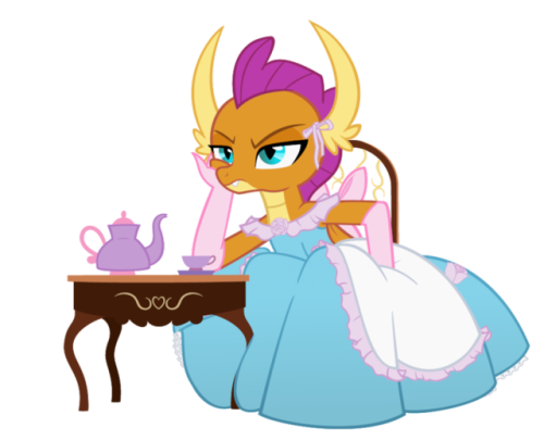 nittany-tiger: bexar-bandito:  queencoldart: My very first Smolder.Commissioned by Anonymous. @nittany-tiger  I’d love to wear that dress. <3 