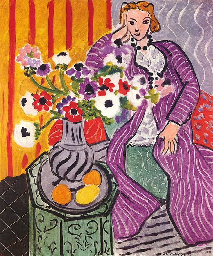 lonequixote:
“Henri Matisse
Purple Robe and Anemones
”