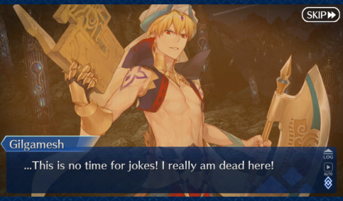 thirdmagic:ok but gil dying in his sleep, waking up in the land of the dead, being super chill and m