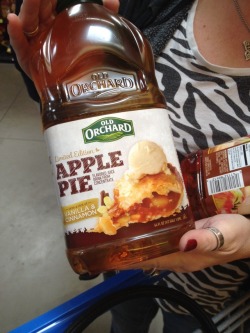 bemusedlybespectacled:  jovialmaverick:  zachisha:  LOOK ITS APPLE PIE JUICE    LET ME TELL YOU ABOUT THIS SHIT SOMEONE GOT A BOTTLE OF IT AND WAS PASSING IT AROUND HALL IT IS LITERALLY LIKE LIQUID PIE YOU STICK IT IN YOUR MOUTH AND IT IS LIQUID PIE THE