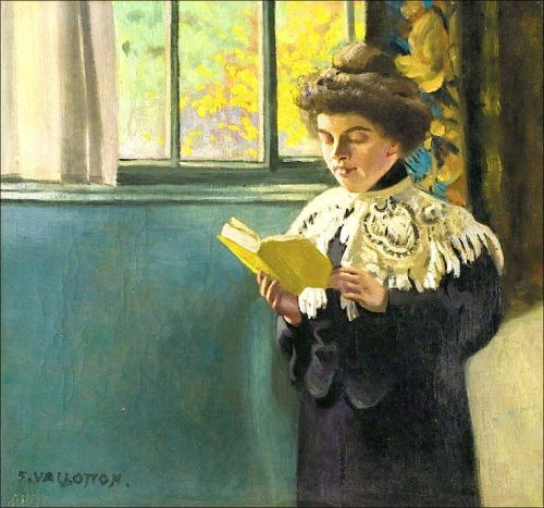 Woman Reading at the Window, Felix Vallotton