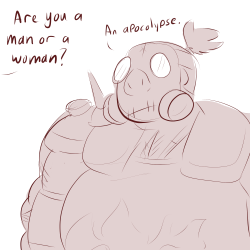 doctah-junkenstein:  masterbunne: no gender in the wasteland. 