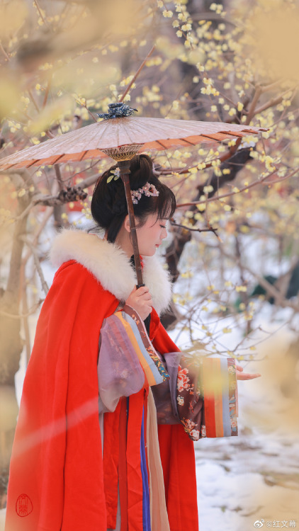 chinese hanfu for winter 