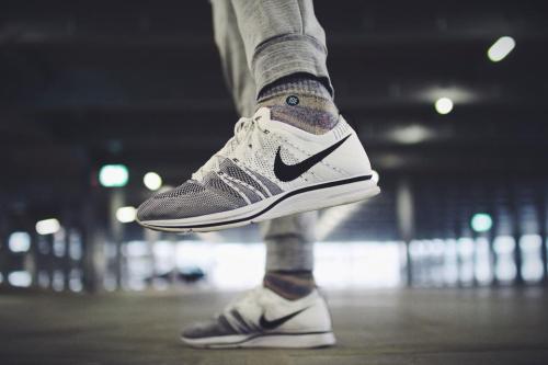 sweetsoles:Nike Flyknit Trainer+ - White/Black (by zweidreisieben)