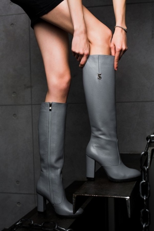 yaroseshulzhenkoworld: Leather high boots by Y.S. Available in more colours