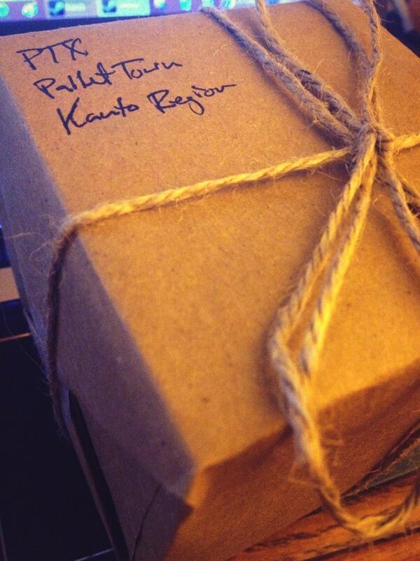 I got a package from Pallet Town today. c: