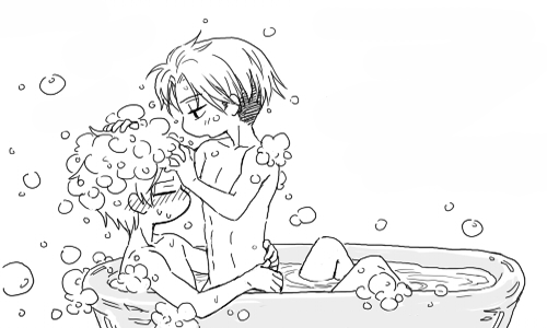 himemorning:  nannaseharu: How Eren and Rivaille spend their day!~  Omfg 