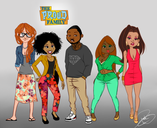 Characters Of Color In The Media Payle Proud Family Appreciation Post