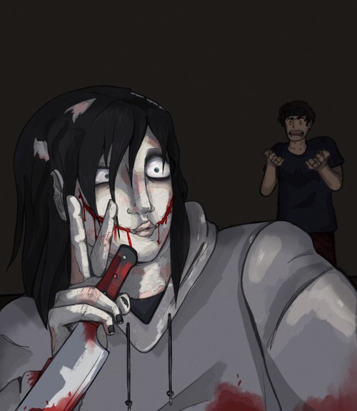 That Awkward Moment When Youre About To Jeff The Kill Your Brother But Need To Take A Pic For Your Myspace