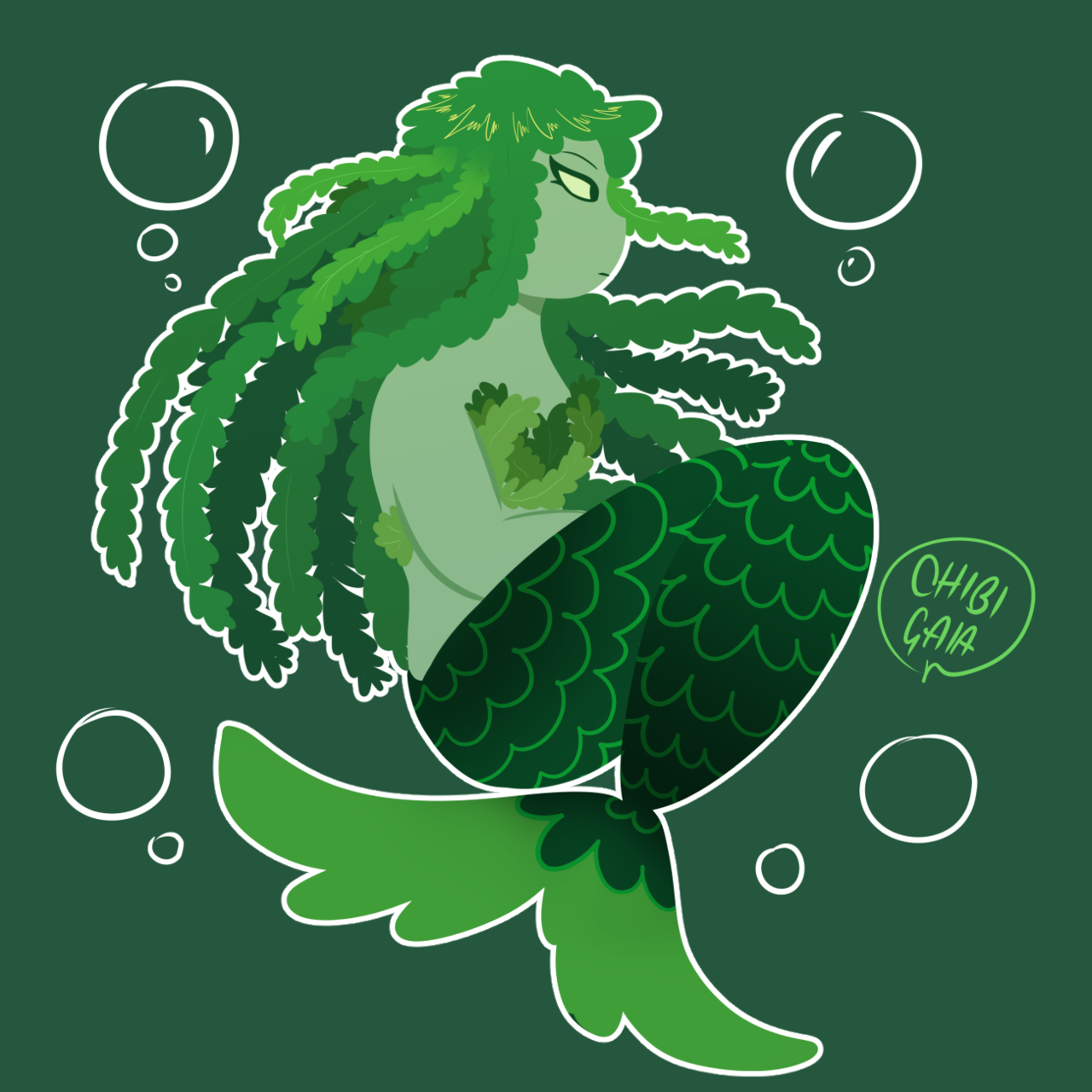 chibigaia-art: some mermays ( ◞･౪･)  [Commissions page!]   