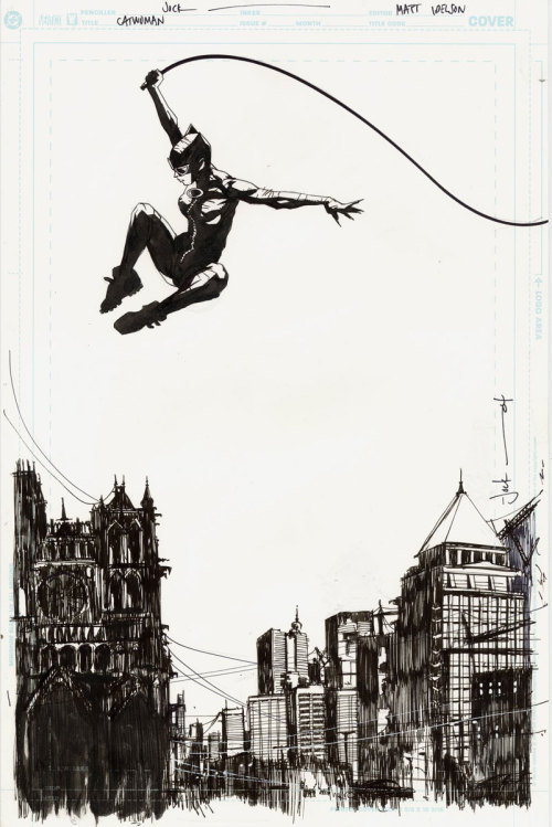 Jock’s cover for Catwoman #43