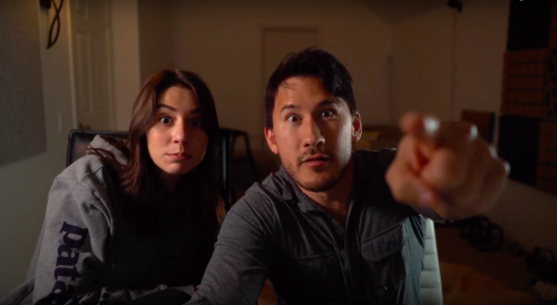 lovely-lauren17:  mark and amy, standing at the foot of your bed making sure you’ve liked, commented, and shared “a heist with @markiplier“