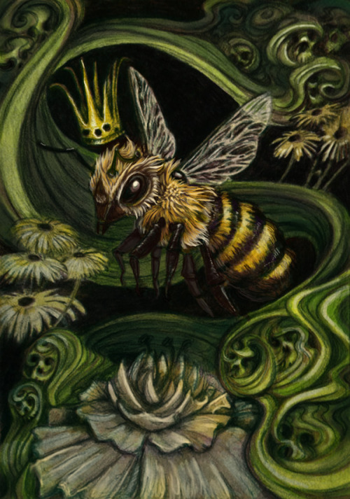 lunamanar:gunthatshootsennui:grey-canvas:Bees are the unsung heroes of our food chain and our fates 