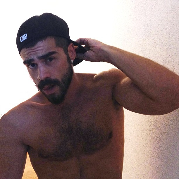 fur+speedo+beard+