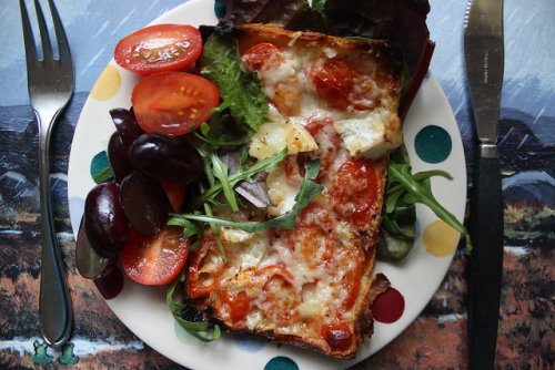 Goats Cheese and Tomato Tart on Flickr.