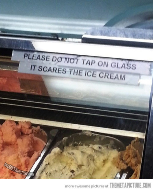 srsfunny:  Don’t tap on the glass…http://srsfunny.tumblr.com/ 