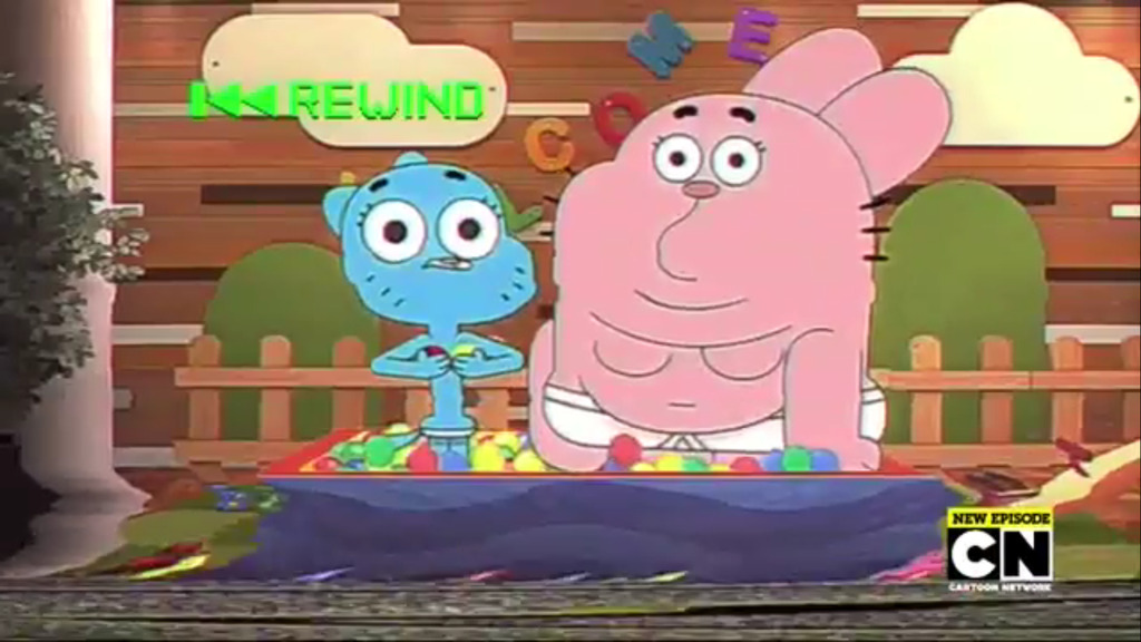 From The Amazing World of Gumball episode &ldquo;The Re-Run.&rdquo;  After