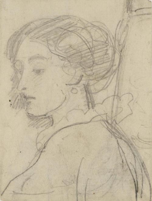 Study for ‘The Black Brunswicker’, John Everett Millais, 1860, TatePresented by Gilbert Dalziel 1924