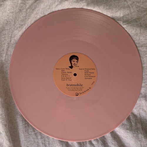 honey-musings:bratmobile pottymouth 2018 limited repress, light pink  