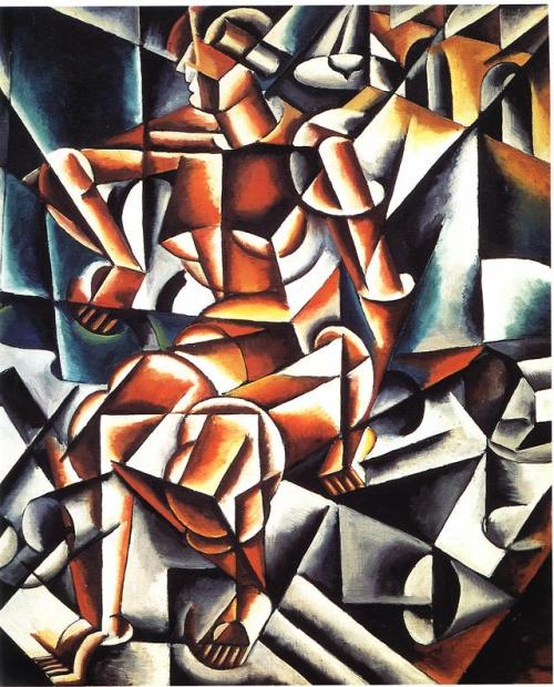 Air Man Space, Lyubov Popova, 1912