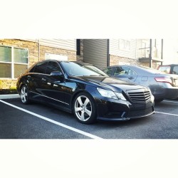 This #Mercedes Is Sittin Pretty. #Simplyclean #Black #Asseenincolumbus