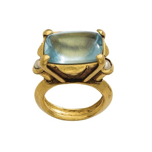 theancientwayoflife:~ Gemstone Ring.Date: A.D. 12th–13th centuryPlace of origin: ConstantinopleCultu