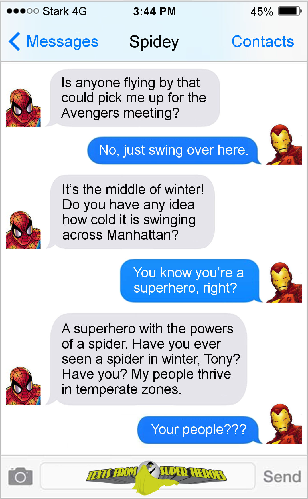 textsfromsuperheroes:  The Best of Texts From Superheroes 2015!            