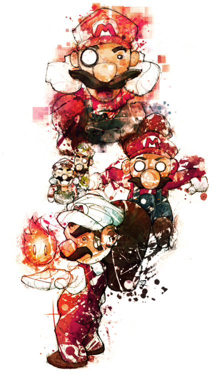 anemicangel:  “Kill Screen” For the 3NES show @ Bottleneck Gallery By Anemic Angel Facebook l Instagram l Tumblr l Deviantart l Twitter 