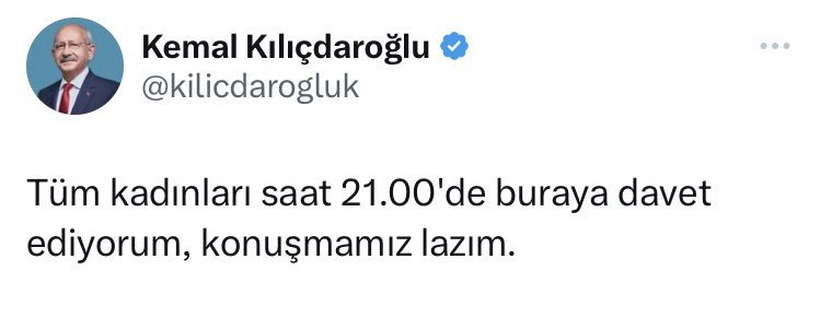 Kemal Kılıçdaroğlu...