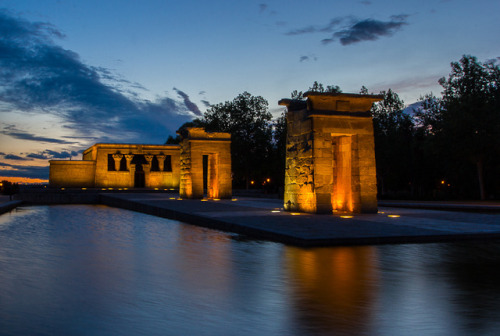 Temple of Debod, MadridThis temple was built in the second century BC in the south of Egypt on the s