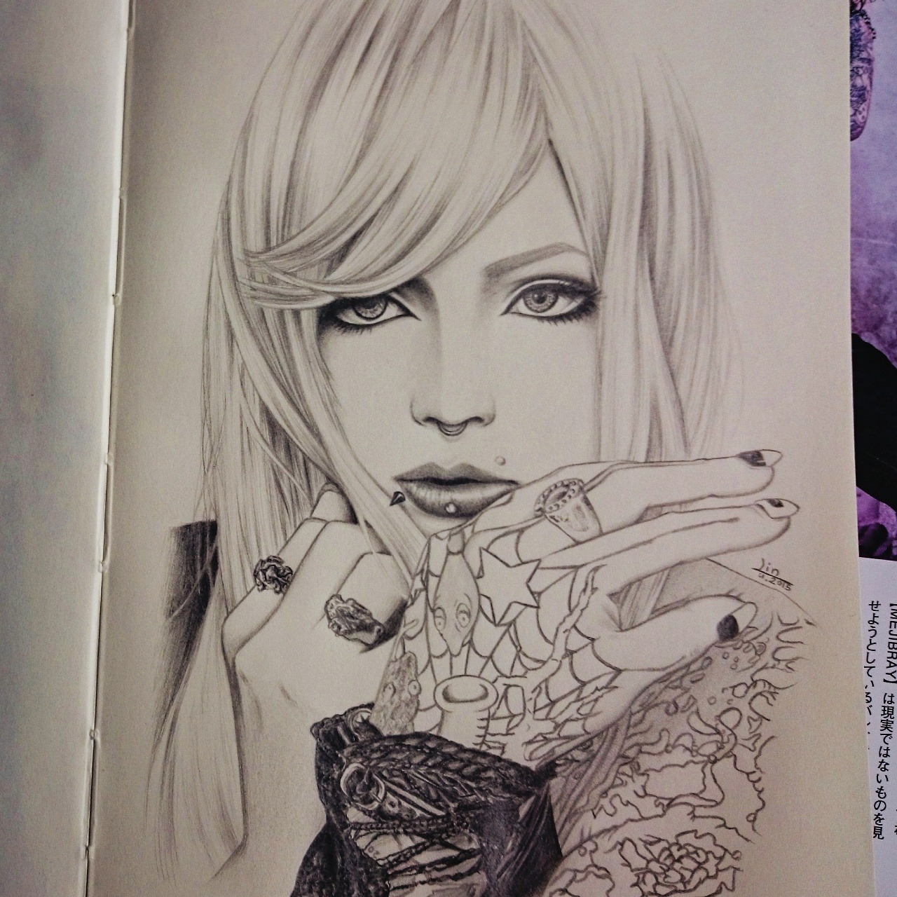 linravendoll:  Sexy Meto is finished! (´∀｀)♡ Who should I draw next?