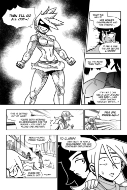 chandacomic: Ladonian Diplomacy - 20 Thales tries his baby best to stop the fight.  It’s time to go full-shonen.(in case the political machinations and scheming of the first half of the chapter tricked you, this is in fact a battle shonen)
