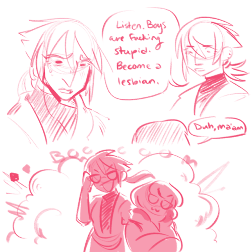 sicklydoodles: still thinkin about the au where aqua came back immediately after KH2 to train the destiny trio SPECIFICALLY about how aqua trains kairi and has difficulty bc she sees so much of herself in her. as a consequence, aqua tries to train her