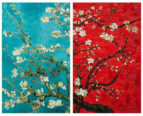 miscellame:  Vincent van Gogh- from “Almond Blossoms” series (1888-1890) 