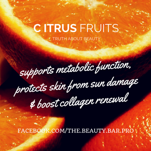 The truth about beauty! Citrus actually boosts metabolism and protects your skin from the sun!
Follow us at http://traveling-and-explore.tumblr.com/