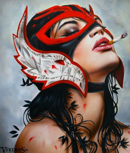 asylum-art:  Seductive Female Paintings by adult photos