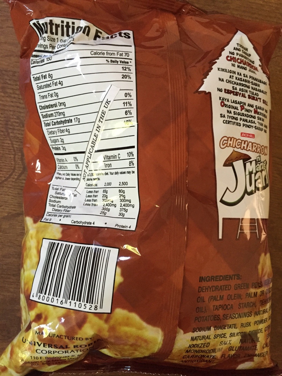 How Can You Eat That Crap Chicharron Ni Mang Juan Philippines A Bit Of