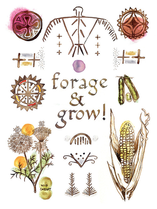 motelmirror:These poster/images are an extension of my book, Sidewalk Superfoods. They celebrate the