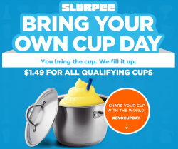 Scoreswayze:  Sales-Aholic:  March 18Th And 19Th Is Bring Your Own Cup Days At 7-Eleven!