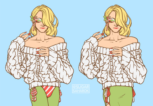 silly-sugar:I promised to redesign this Sanji’s lookWell I did it ✨