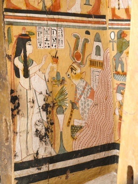 Paintings from the coffin of Nesykhonsu, late 21st Dynasty