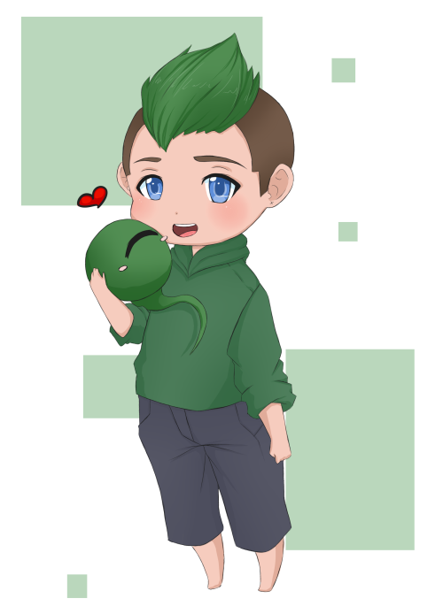 some jacksepticeye fanart =D his hair is so fabulous